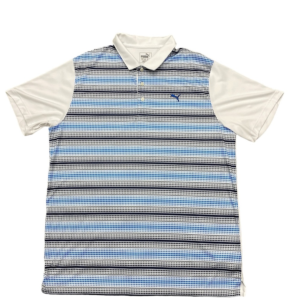 PUMA ROAD MAP POLO MENS GOLF SHIRT...Size XL